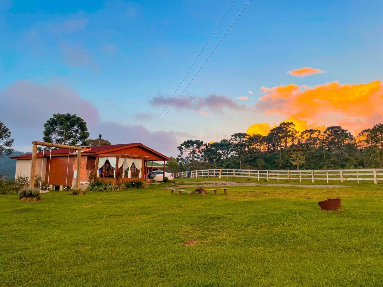 Villa Platto Da Neve:Jacuzzi E Lareira Em Urubici Rg2775 Exterior foto