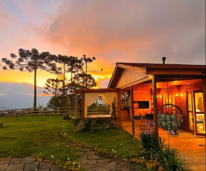 Villa Platto Da Neve:Jacuzzi E Lareira Em Urubici Rg2775 Exterior foto